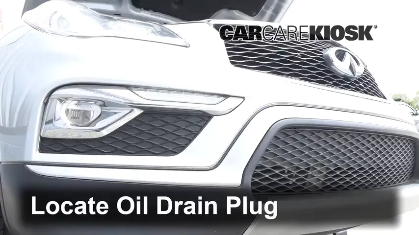 2017 Infiniti QX50 3.7L V6 Aceite Cambiar aceite y filtro de aceite